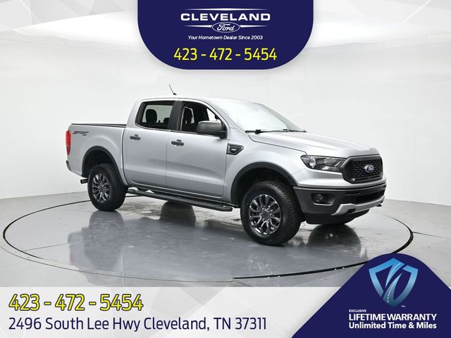 Silver Metallic 2022 Ford Ranger XLT SuperCrew 4WD Pickup Truck Four-Wheel Drive Automatic