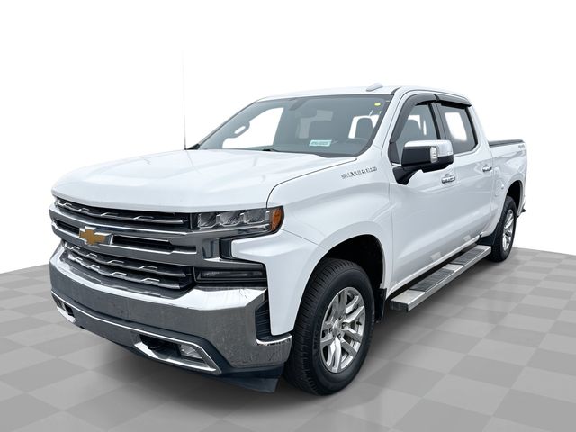 Summit White 2019 Chevrolet Silverado 1500 LTZ Crew Cab 4WD Pickup Truck Four-Wheel Drive 8-Speed Automatic