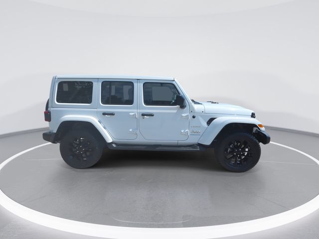 Used 2023 Bright White Clearcoat Jeep Sahara 4xe image 9