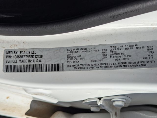 2024 Bright White Clearcoat Ram 1500 Big Horn/Lone Star 4X4 Truck