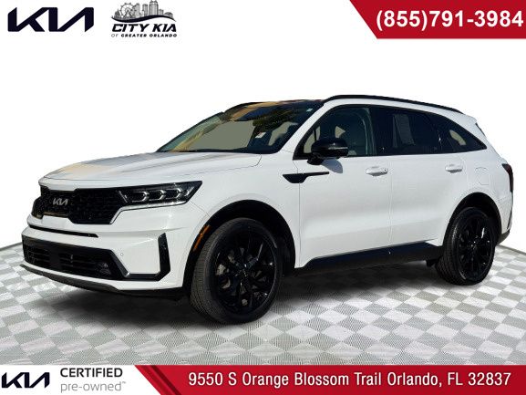 Glacial White Pearl 2022 Kia Sorento SX Prestige FWD SUV / Crossover Front-Wheel Drive 8-Speed Dual Clutch