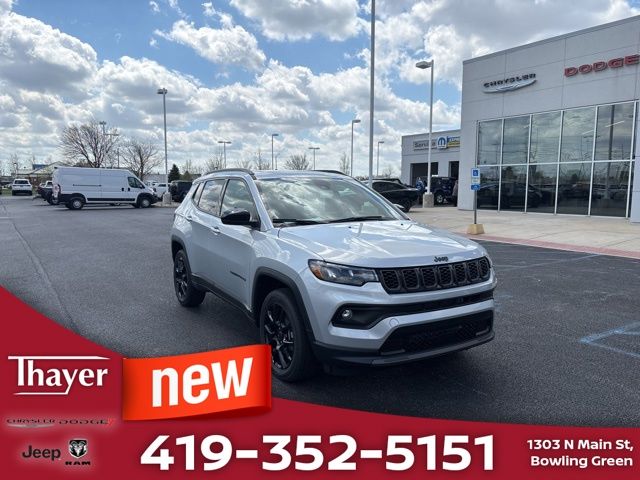 Silver Zynith Metallic Clearcoat 2025 Jeep Compass SUV / Crossover Four-Wheel Drive 8-Speed Automatic