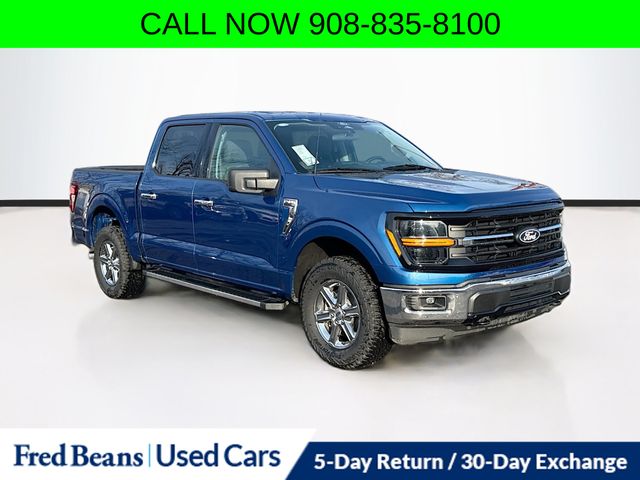 Blue Metallic 2025 Ford F-150 Pickup Truck Four-Wheel Drive Automatic