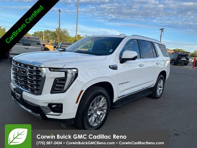 Summit White 2025 GMC Yukon SUV / Crossover Four-Wheel Drive