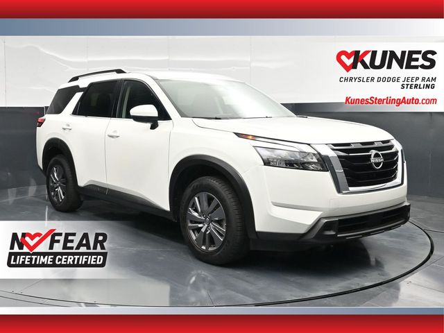 Glacier White 2025 Nissan Pathfinder SUV / Crossover Front-Wheel Drive 9-Speed Automatic