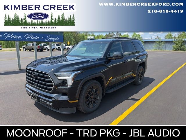 Midnight Black Metallic 2025 Toyota Sequoia Limited 4WD SUV / Crossover Four-Wheel Drive Automatic