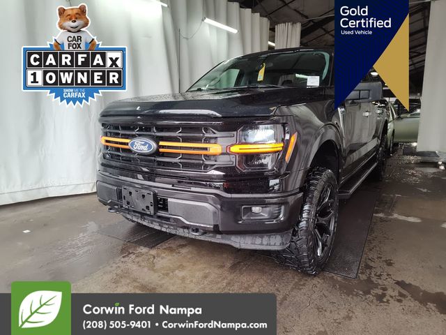 Agate Black Metallic 2025 Ford F-150 Pickup Truck Four-Wheel Drive Automatic