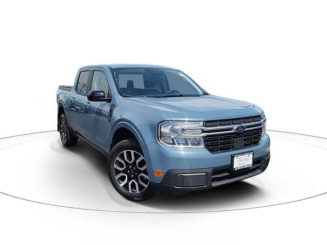 Blue (Azure Gray Metallic) 2024 Ford Maverick Pickup Truck Front-Wheel Drive Continuously Variable Transmission