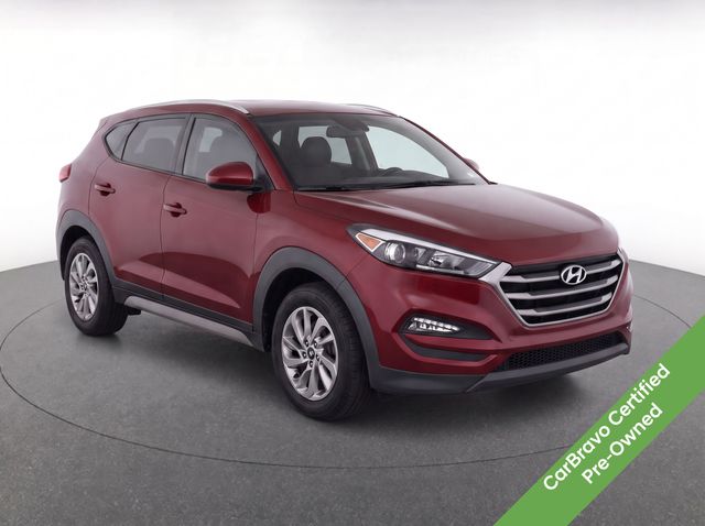 Red (Ruby Wine) 2018 Hyundai Tucson SUV / Crossover All-Wheel Drive 6-Speed Automatic