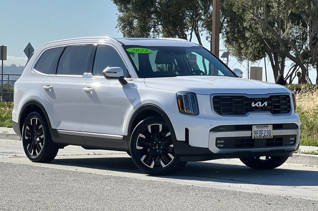 Glacial White Pearl 2023 Kia Telluride SX AWD SUV / Crossover All-Wheel Drive 8-Speed Automatic