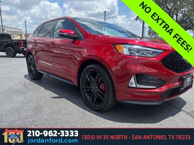 Rapid Red Metallic Tinted Clearcoat 2024 Ford Edge SUV / Crossover All-Wheel Drive 7-Speed Automatic