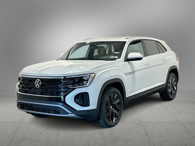 2026 Volkswagen Atlas Cross Sport 2.0T SE w/Technology White/off-white at Sutliff Volkswagen