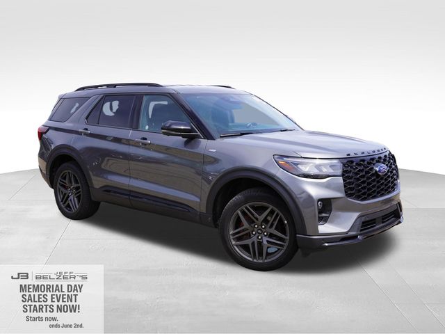 Carbonized Gray Metallic 2025 Ford Explorer ST-Line AWD SUV / Crossover All-Wheel Drive Automatic
