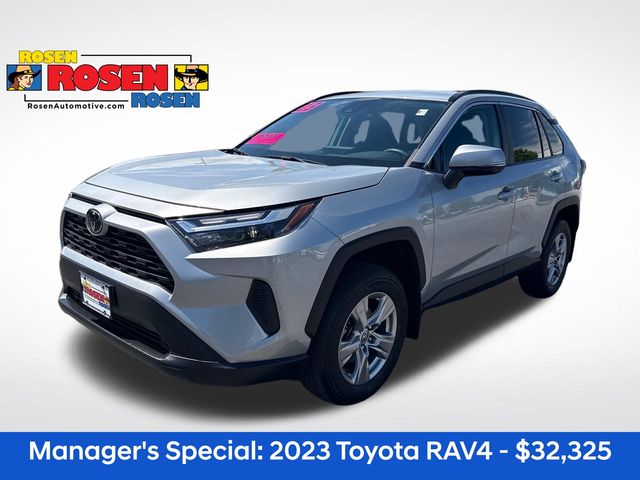 Silver Sky Metallic 2023 Toyota RAV4 SUV / Crossover All-Wheel Drive 8-Speed Automatic