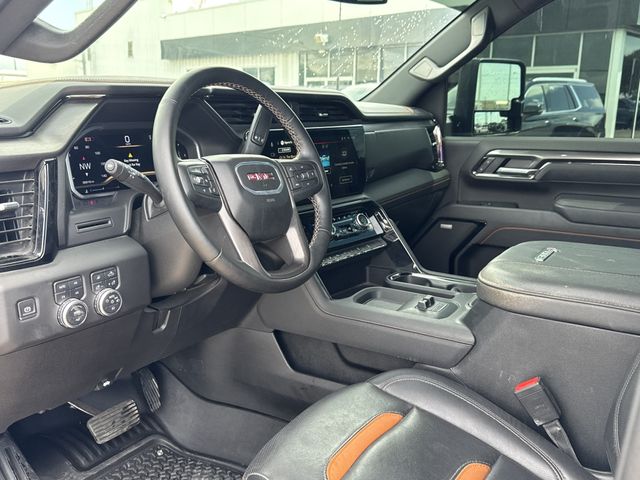 2025 GMC Sierra 2500HD AT4 Silver at Bayway Cadillac of The Woodlands