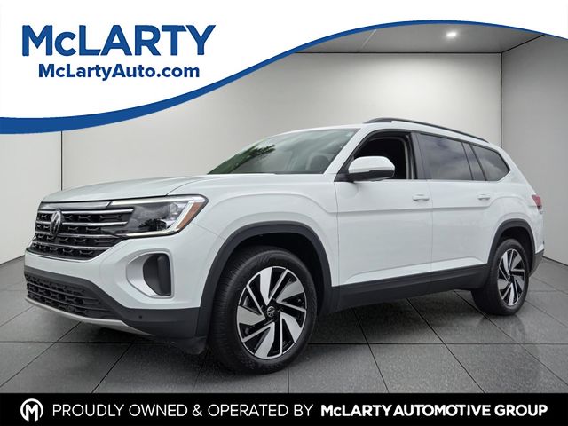 Pure White 2025 Volkswagen Atlas SUV / Crossover All-Wheel Drive 8-Speed Automatic