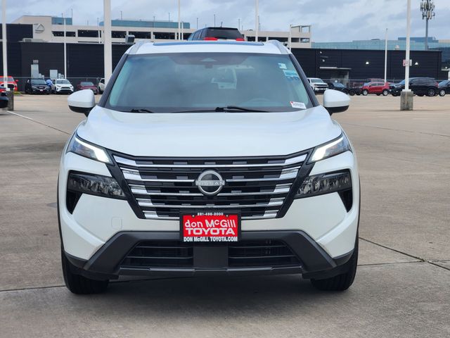 2024 Nissan Rogue SV White at Central Houston Nissan