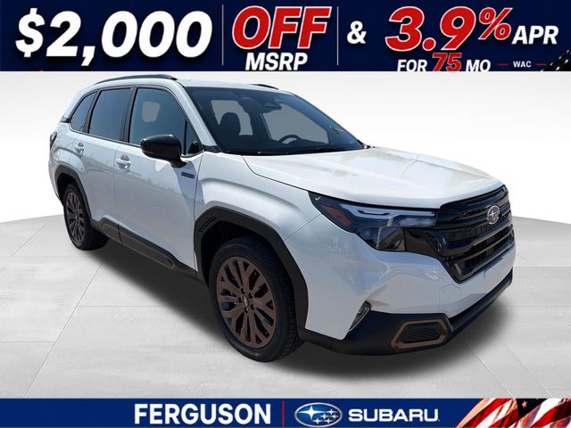 Crystal White Pearl 2026 Subaru Forester Hybrid SUV / Crossover All-Wheel Drive Continuously Variable Transmission