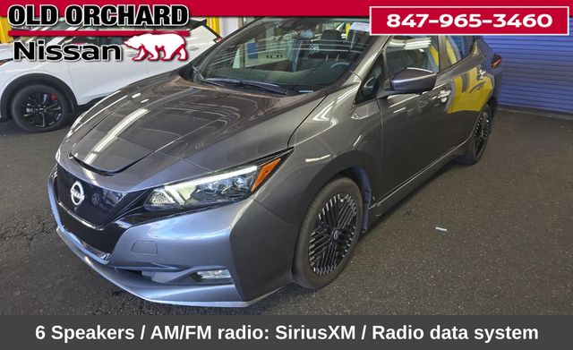 Gray (Gun Metallic) 2025 Nissan LEAF SV Plus FWD Hatchback Front-Wheel Drive Automatic