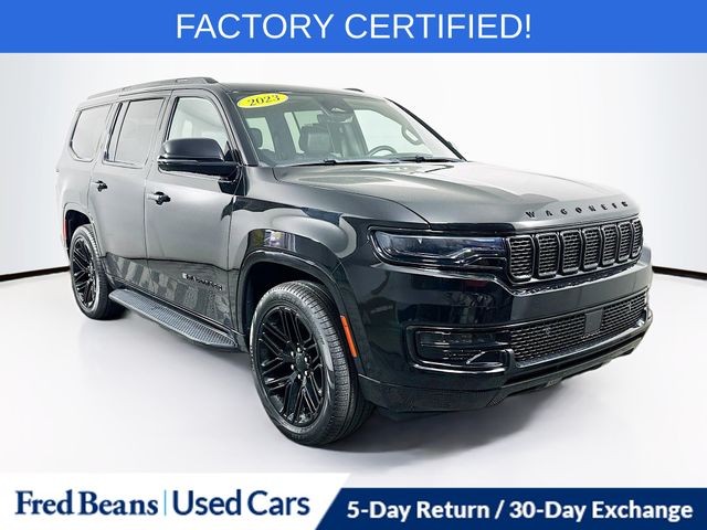 Diamond Black Crystal Pearlcoat 2023 Jeep Wagoneer SUV / Crossover Four-Wheel Drive 8-Speed Automatic