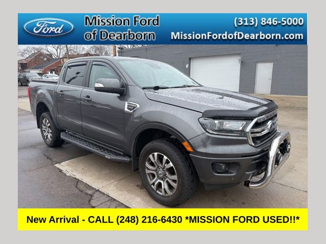 Gray (Magnetic) 2019 Ford Ranger Lariat SuperCrew 4WD Pickup Truck Four-Wheel Drive Automatic