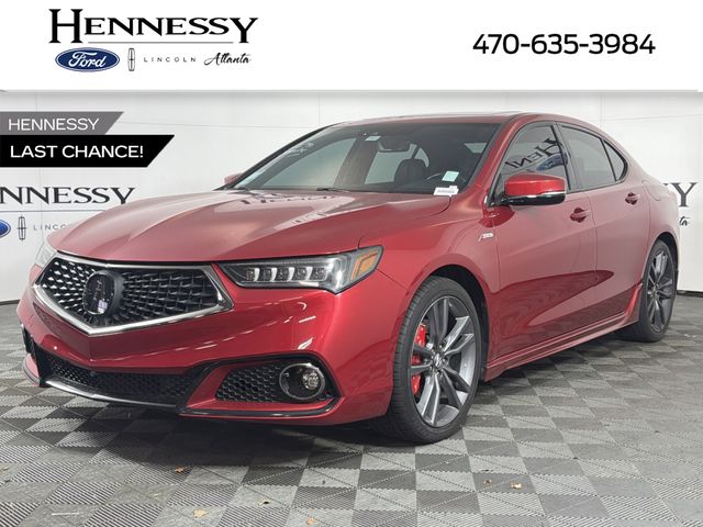 Red 2020 Acura TLX Sedan Front-Wheel Drive 8-Speed Dual Clutch