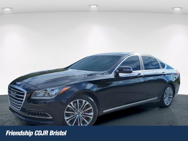 Black 2017 Genesis G80 Sedan Rear-Wheel Drive 8-Speed Automatic