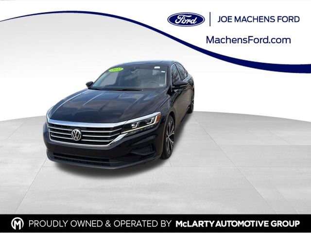 Deep Black Pearl 2022 Volkswagen Passat 2.0T SE FWD Sedan Front-Wheel Drive 6-Speed Automatic