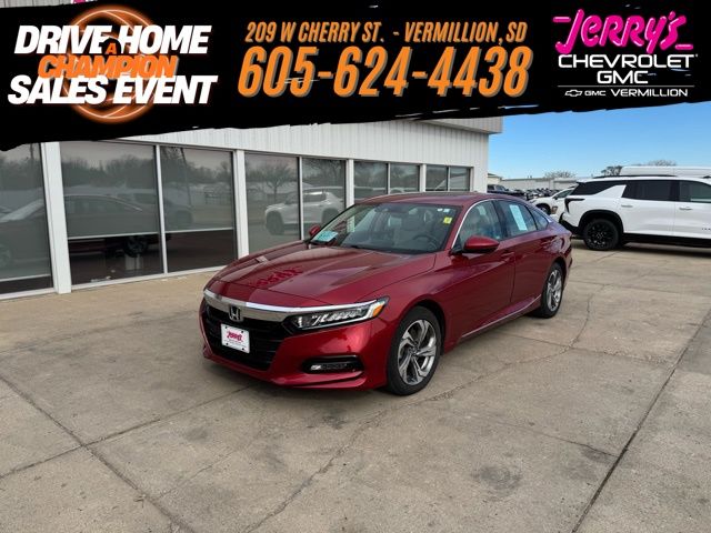 Radiant Red Metallic 2020 Honda Accord 2.0T EX-L FWD Sedan Front-Wheel Drive Automatic