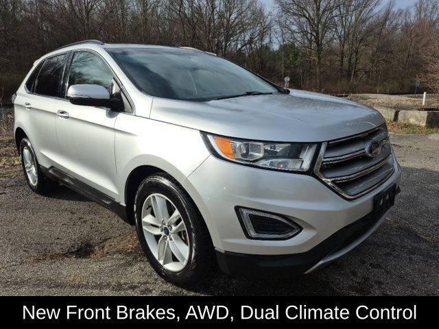Ingot Silver 2016 Ford Edge SEL AWD SUV / Crossover All-Wheel Drive 6-Speed Automatic