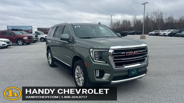 Frosted Pine Metallic 2023 GMC Yukon SLT 4WD SUV / Crossover Four-Wheel Drive