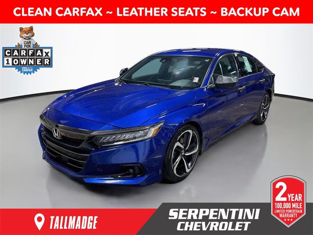Still Night Pearl 2022 Honda Accord Sedan Front-Wheel Drive Continuously Variable Transmission
