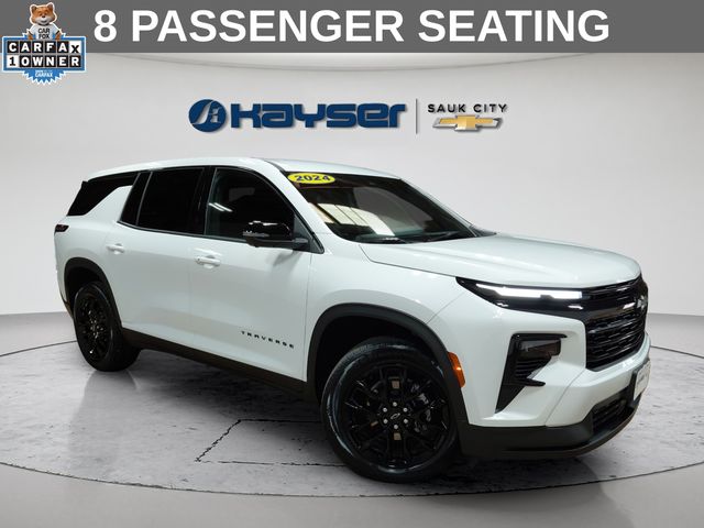 Summit White 2024 Chevrolet Traverse SUV / Crossover Front-Wheel Drive 8-Speed Automatic