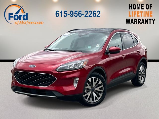 Red Metallic 2020 Ford Escape Titanium AWD SUV / Crossover All-Wheel Drive 8-Speed Automatic