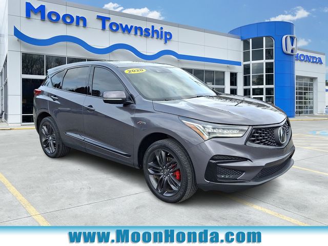 Gray (Gunmetal Metallic) 2020 Acura RDX SH-AWD with A-Spec Package SUV / Crossover All-Wheel Drive Automatic