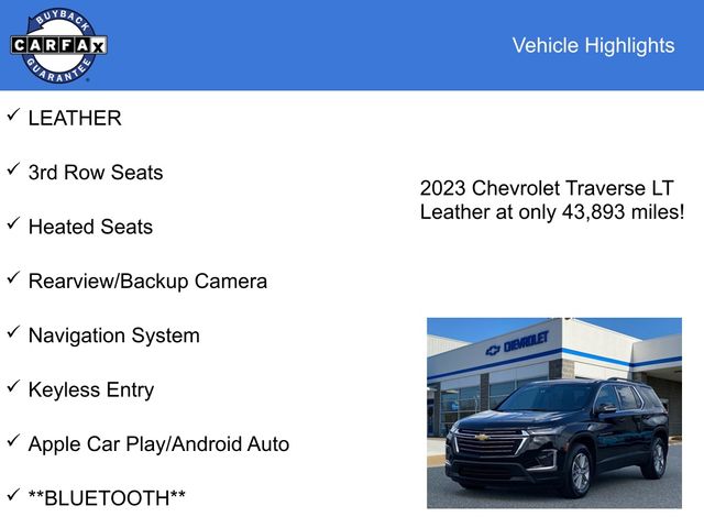 2023 Chevrolet Traverse LT Leather 4