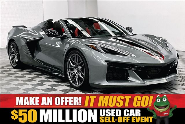Hypersonic Gray Metallic 2024 Chevrolet Corvette Convertible Rear-Wheel Drive 8-Speed Dual Clutch