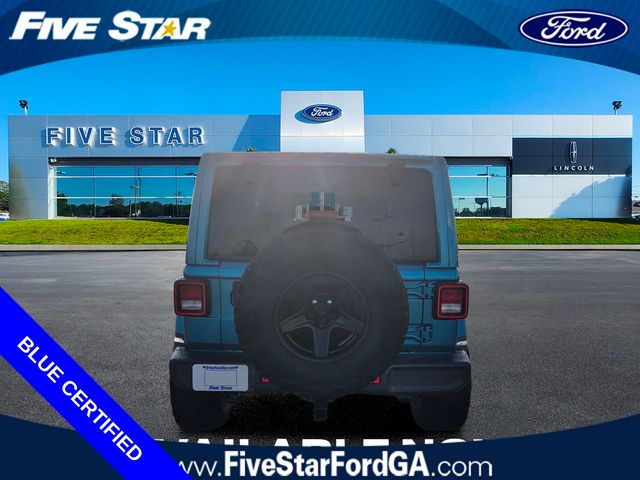 Certified Used 2020 Beige Jeep Unlimited Sahara image 6