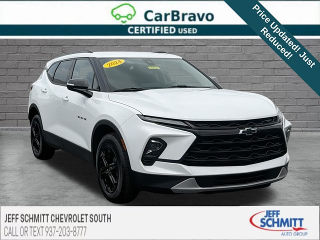 Summit White 2024 Chevrolet Blazer SUV / Crossover Front-Wheel Drive 9-Speed Automatic Overdrive