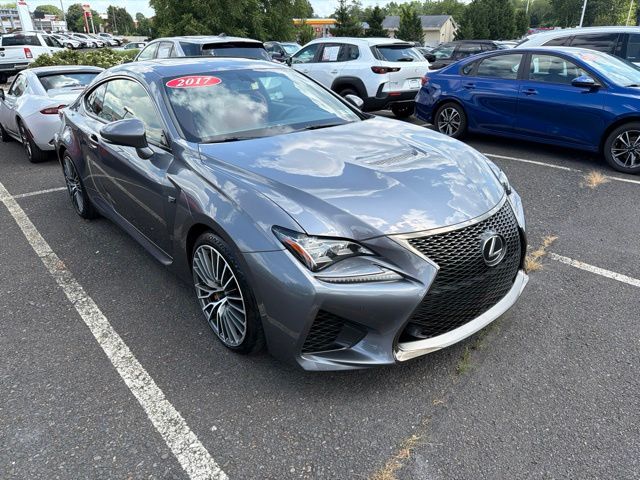 Gray Pearl 2017 Lexus RC F Coupe Rear-Wheel Drive 8-Speed Dual Clutch
