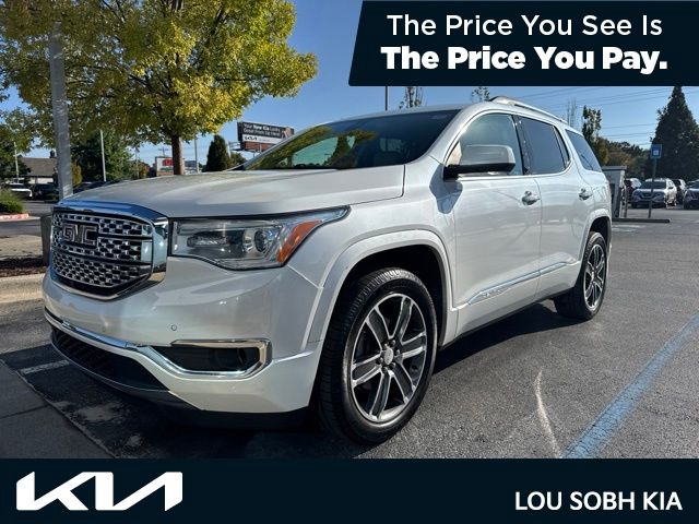 White Frost Tricoat 2019 GMC Acadia SUV / Crossover Front-Wheel Drive 6-Speed Automatic