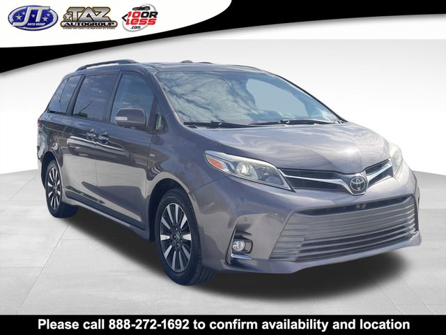 Gray 2019 Toyota Sienna Limited Premium 7-Passenger AWD Minivan All-Wheel Drive 8-Speed Automatic