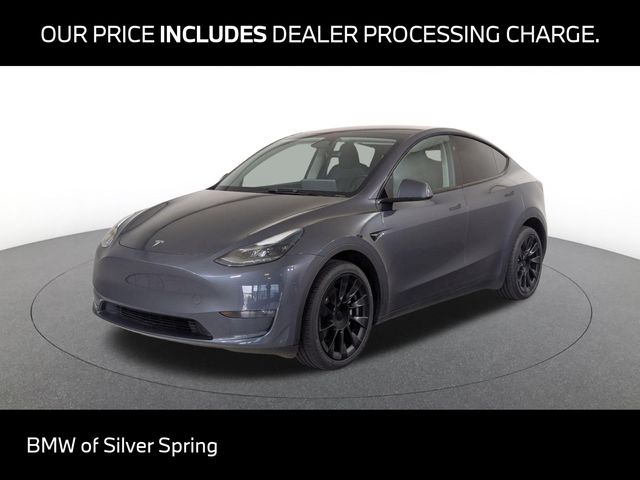 Midnight Silver Metallic 2023 Tesla Model Y SUV / Crossover All-Wheel Drive 1-Speed Automatic