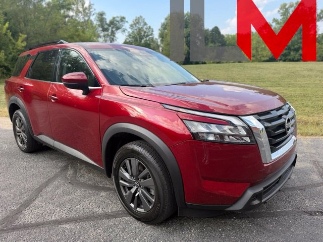Red (Scarlet) 2023 Nissan Pathfinder SUV / Crossover All-Wheel Drive 9-Speed Automatic