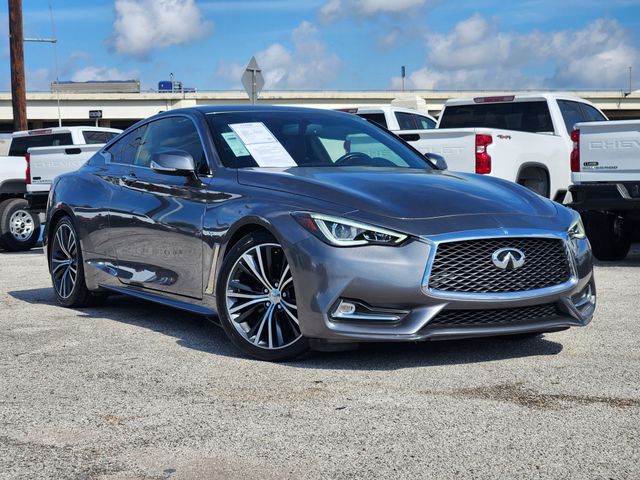 Gray (Graphite Shadow) 2018 INFINITI Q60 3.0t Luxe Coupe RWD Coupe Rear-Wheel Drive 7-Speed Automatic