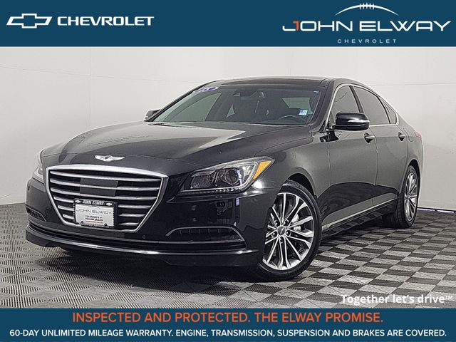 Caspian Black 2015 Hyundai Genesis Sedan 8-Speed Automatic