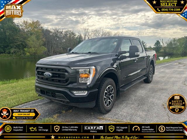 Agate Black Metallic 2022 Ford F-150 Pickup Truck Four-Wheel Drive Automatic