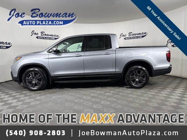 Lunar Silver Metallic 2019 Honda Ridgeline Pickup Truck All-Wheel Drive 6-Speed Automatic