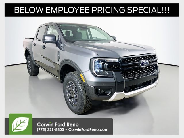 Carbonized Gray Metallic 2026 Ford Ranger XLT SuperCrew 4WD Pickup Truck Four-Wheel Drive Automatic