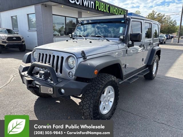 Billet Silver Metallic Clearcoat 2017 Jeep Wrangler SUV / Crossover Four-Wheel Drive 5-Speed Automatic